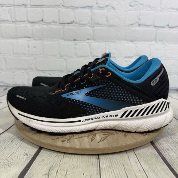 Brooks Adranaline GTS 22 Sneakers Men Size 10.5 Black Running Walking Shoes main image 16